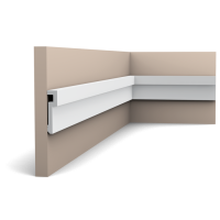 PX198 Карниз-молдинг для подсветки Orac Decor из дюрополимера - Плинтус потолочный